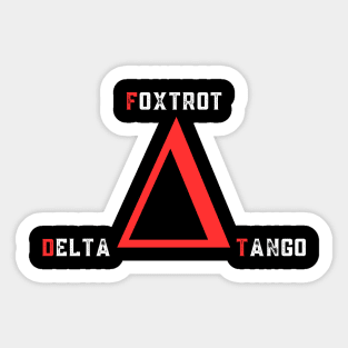 Foxtrot-Delta-Tango Sticker